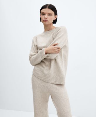 MANGO - Women's Long Knitted Trousers