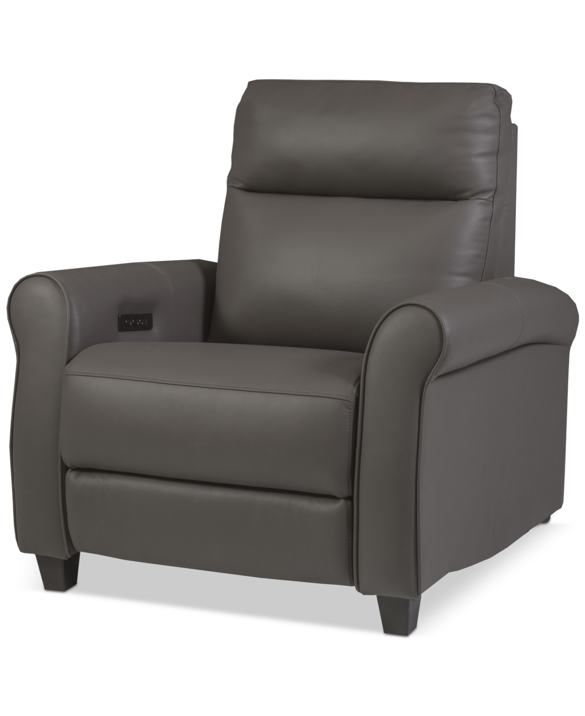 Macy's Thandler Leather Power Headrest Recliners, Exclusively At