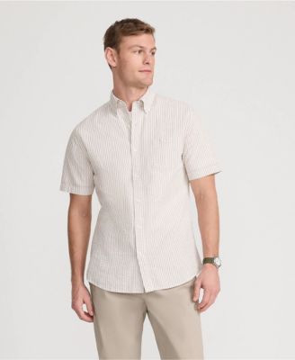 Men's Short Sleeve Seersucker Shirt