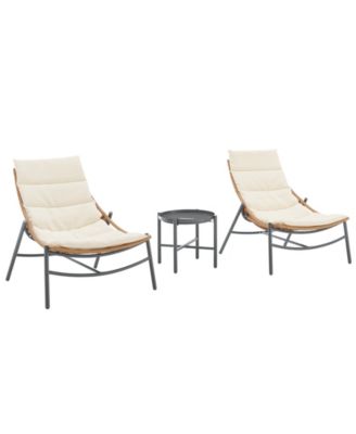 Sunset Modern Upholstered Patio Conversation Set