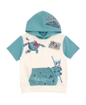 Toddler Boys French Terry Pullover Hoodie and Shorts Outfit Set