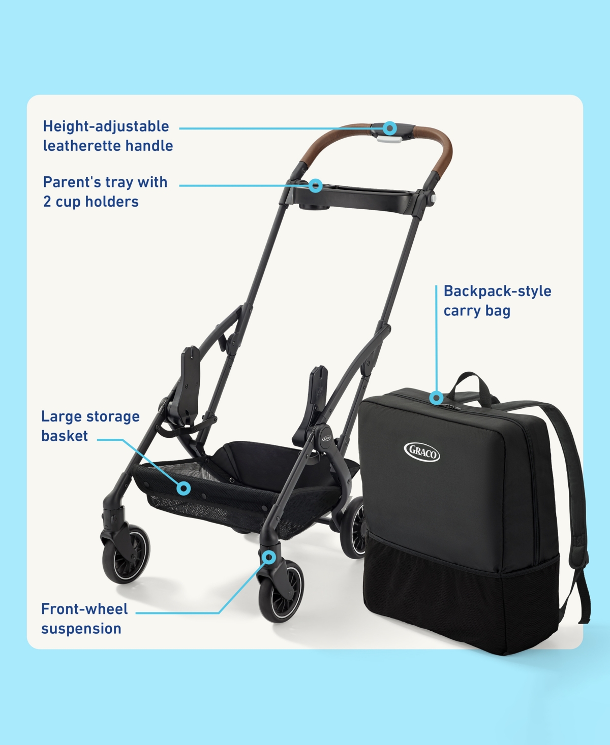 Graco Baby Gomax Compact Stroller