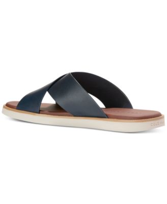 Men's Nantucket Cross Strap Slip-On Slide Sandals