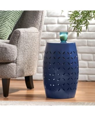 Streamdale Delicate Lace-Cut Side Table Durable, Stylish, and Multifunctional