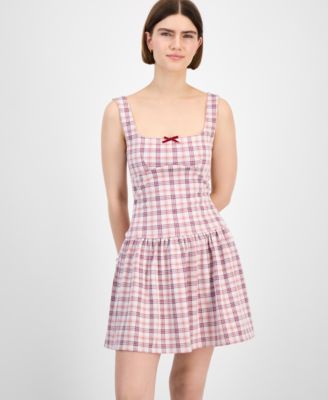 アンドマリー　Natalie check mini dress / beige アンドマリー Natalie check mini dress / beige andmary