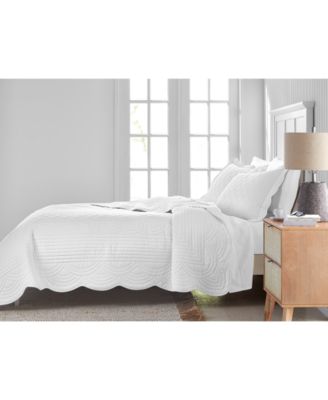 Charter Club Bailey Scallop 2-Pc. Quilt Set, Twin, Exclusive