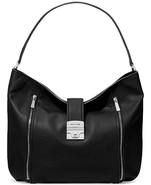 Michael Kors Addie Extra Large Leather Hobo Shoulder Bag