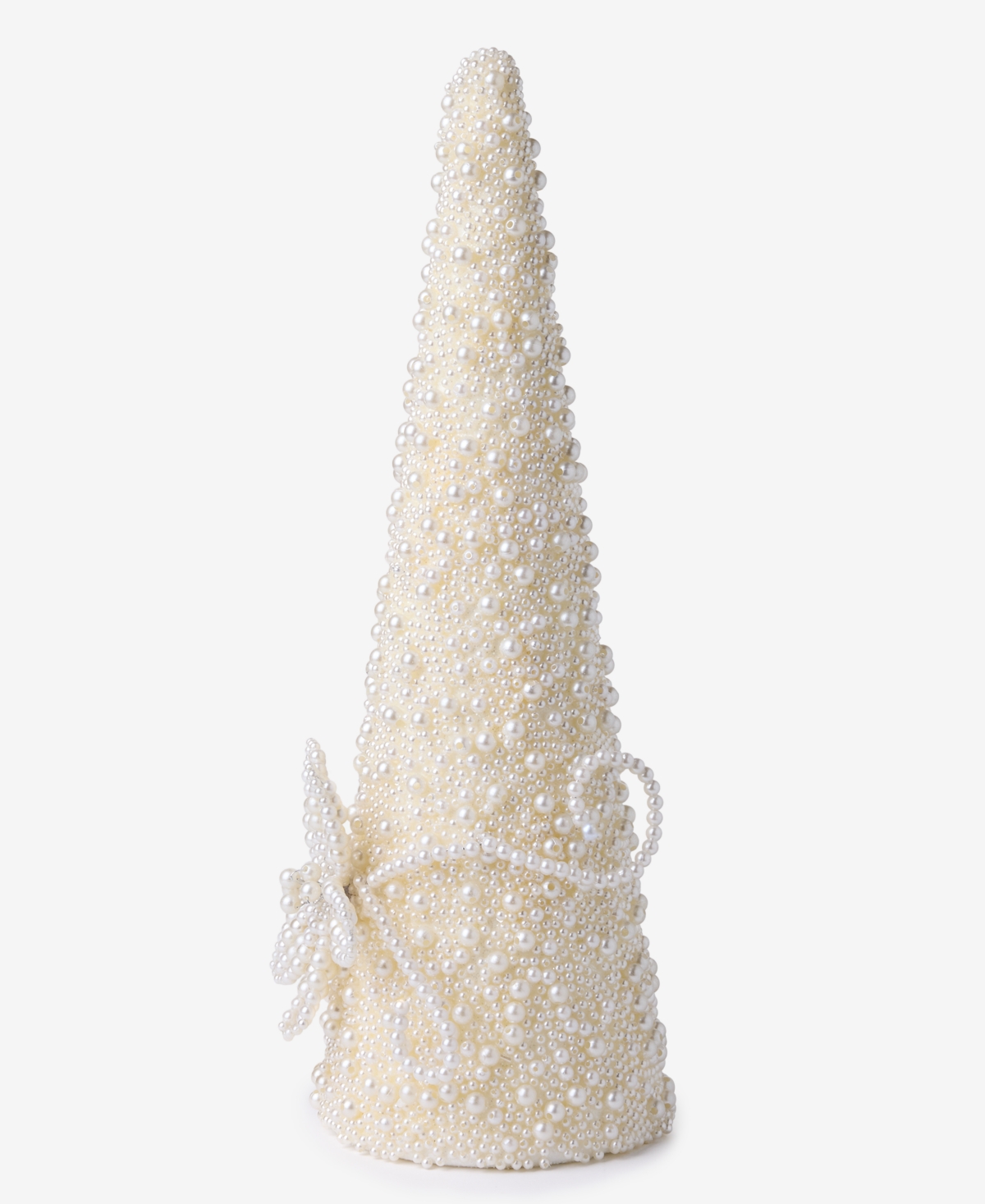 Holiday Lane Opulence Faux Pearl Bead Tree, Macy's Exclusive In Neutral
