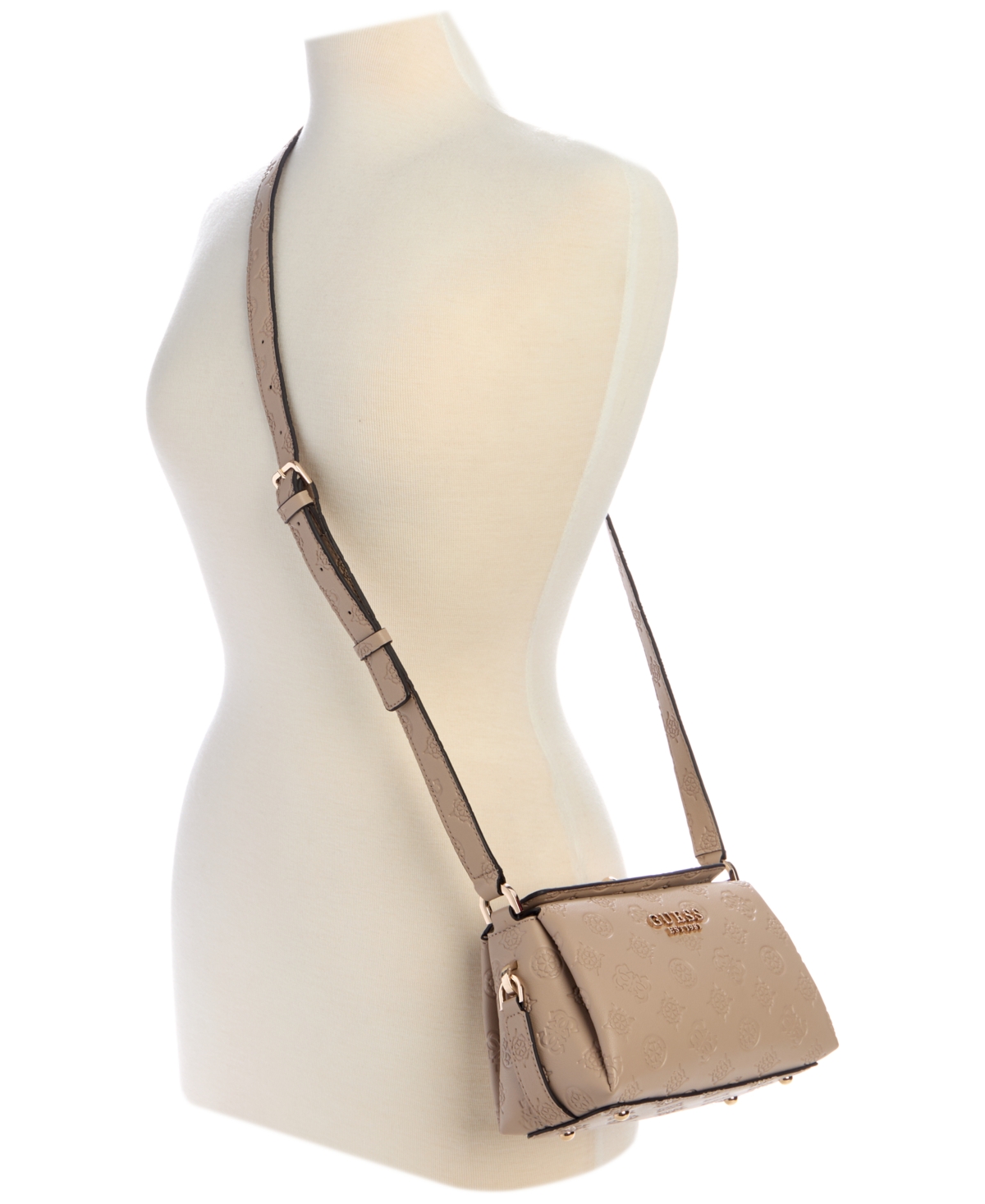 Shop Guess Phoebe Mini Crossbody Bag
