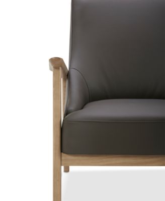 Nierling Leather Accent Chair, Exclusively at Macy's