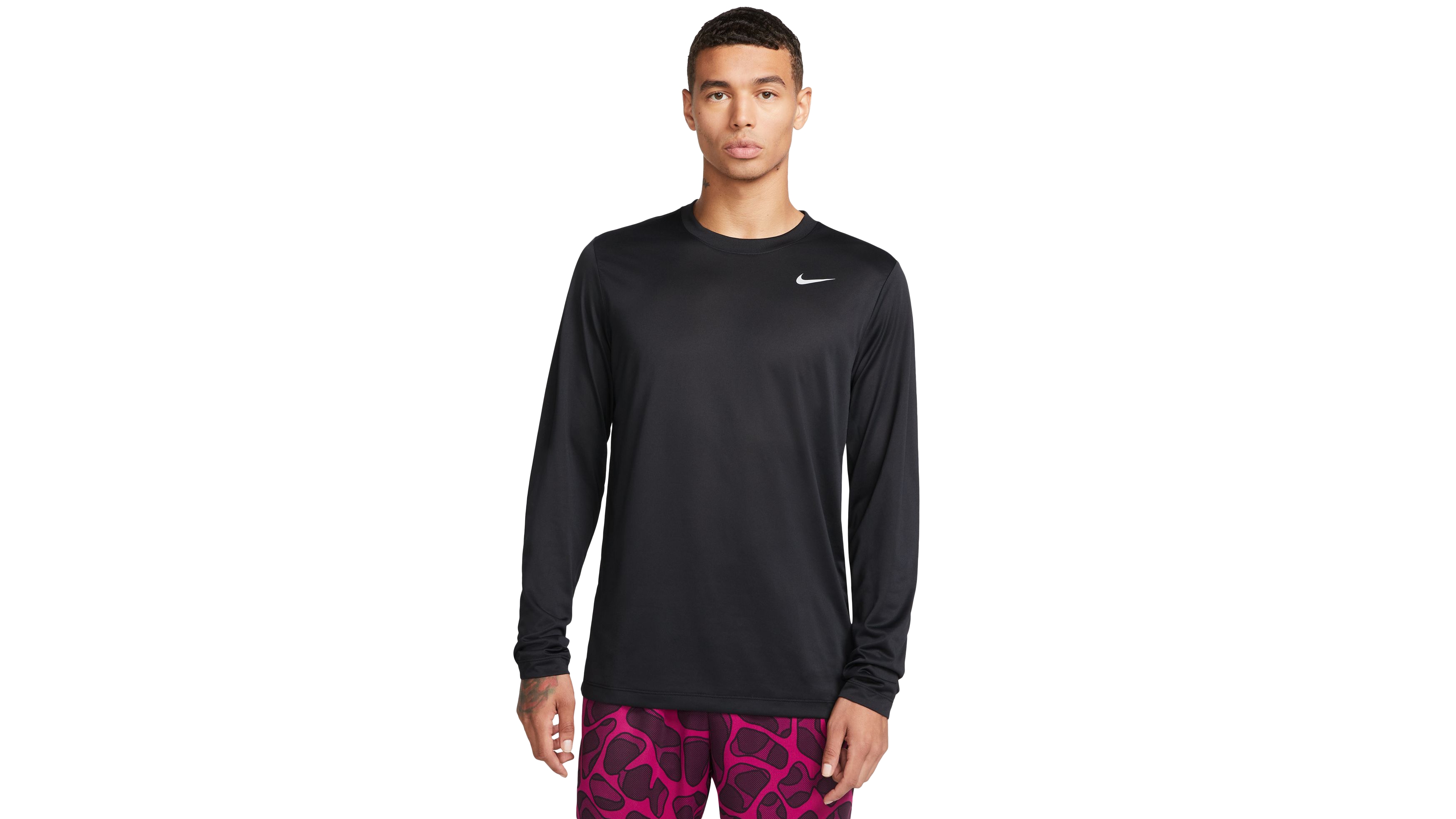 Nike Men's Relaxed-Fit Long-Sleeve Fitness T-Shirt
