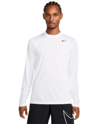 Nike - Men's Relaxed-Fit Long-Sleeve Fitness T-Shirt
