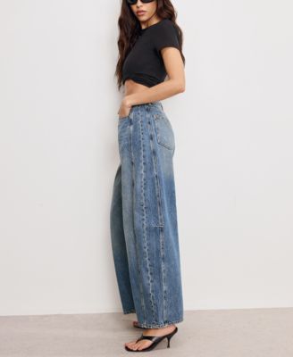 Women's Good Extreme Barrel Jeans, Regular & Plus Size