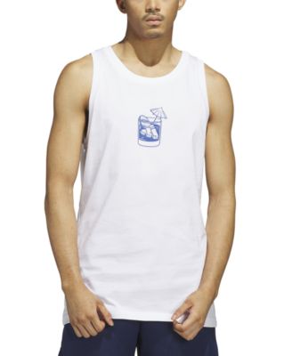 Men's Triple Regular-Fit Cocktail Graphic Tank Top