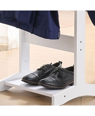 Mavy Modern Valet Stand Organizer for Suits, Coats and Accessories