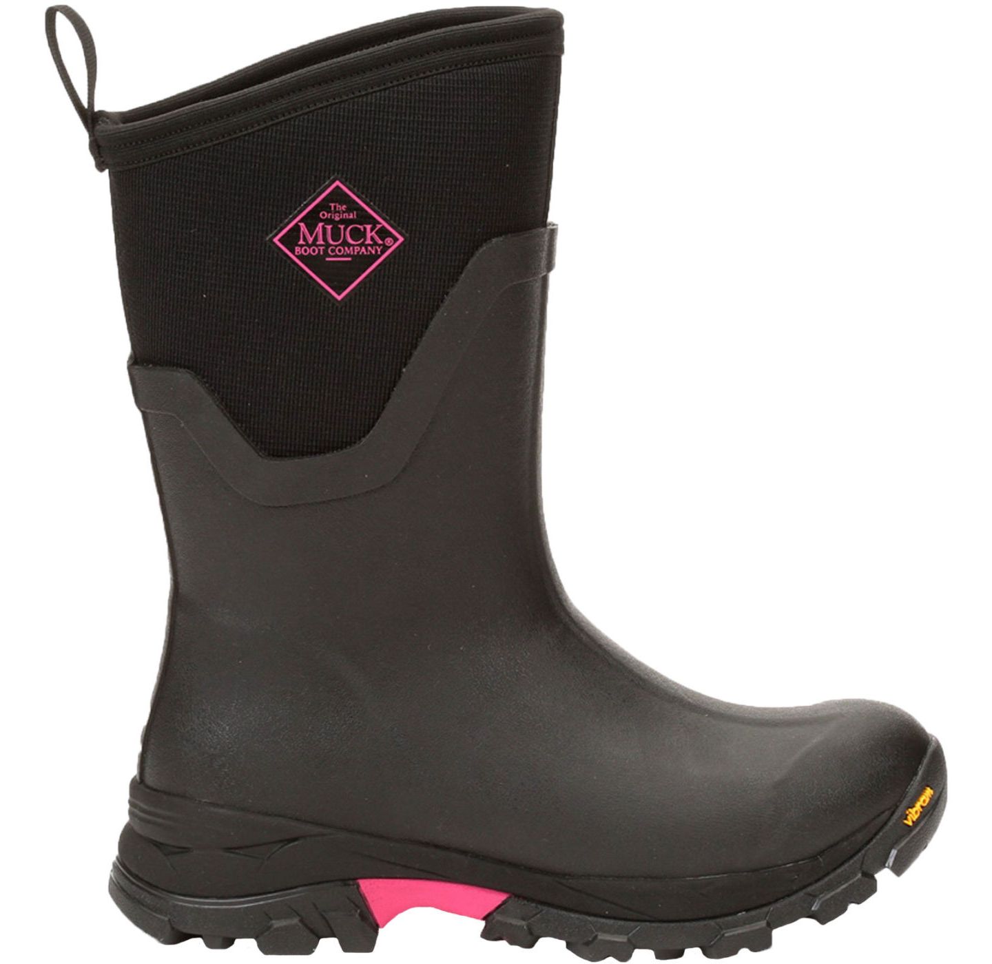 Женские ботинки Muck Arctic Ice Mid с подошвой Vibram Arctic Grip A.T, цвет: Чёрный — фото 1