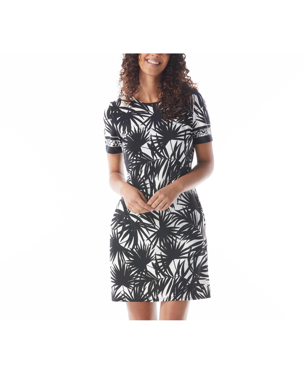 Women's Perri Classic T-Shirt Dress - 001-black
