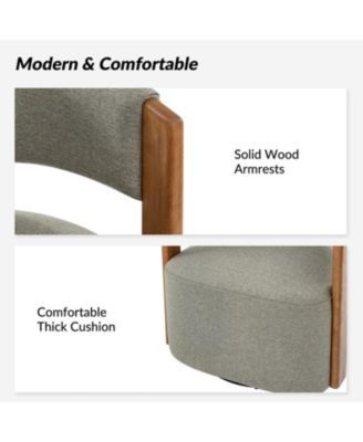 Single piece Fabric Rainer Armchair