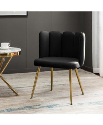 Contemporary Juan Side Chair with Tufted Back