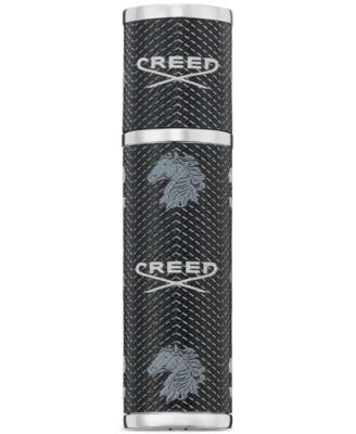 Leather Refillable Travel Spray - Black, 0.16 oz.