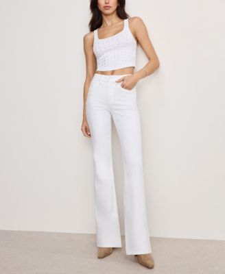 Women's Good Legs High Rise Flare Jeans, Regular & Plus Size