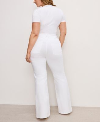 Women's Good Legs High Rise Flare Jeans, Regular & Plus Size
