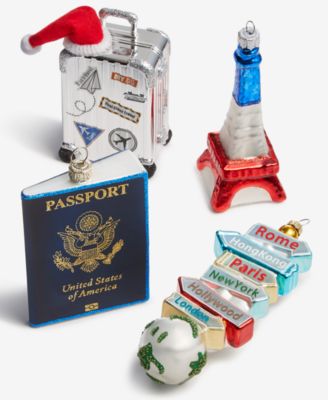 Around the World Eiffel Tower Ornament, Exclusively at Macy's