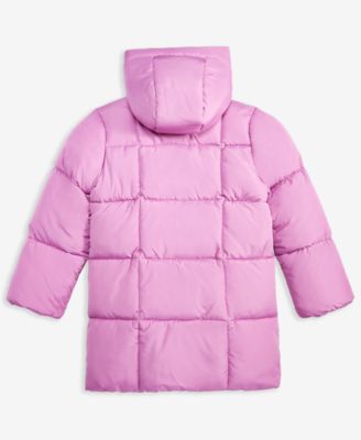 Big Girls Box Quilt Stadium Jacket