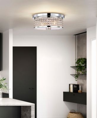 12" Pieni 2-Light Indoor Semi-Flush Mount Ceiling Light