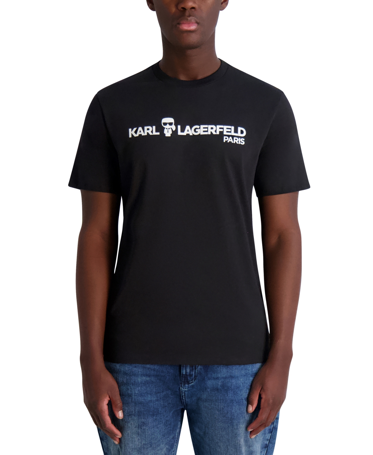Karl Lagerfeld Men's Core Graphic Logo T-shirt