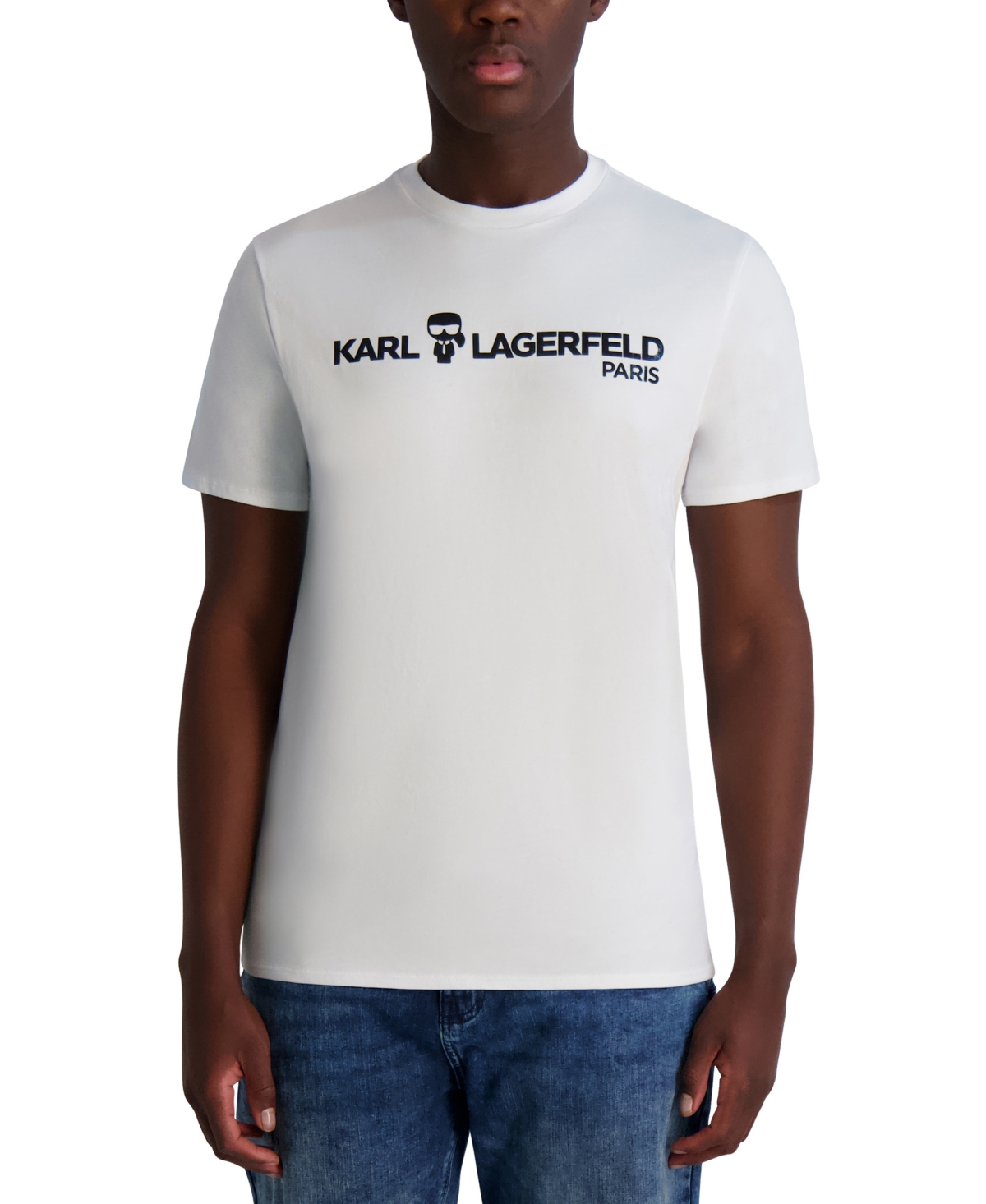 Karl Lagerfeld Men's Core Graphic Logo T-shirt