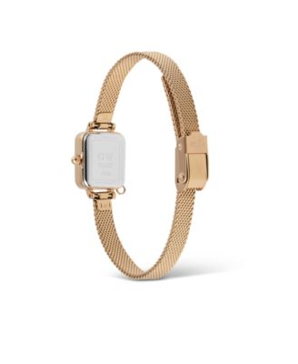 Women's Analog Gold Tone Stainless-Steel Watch, 15mm