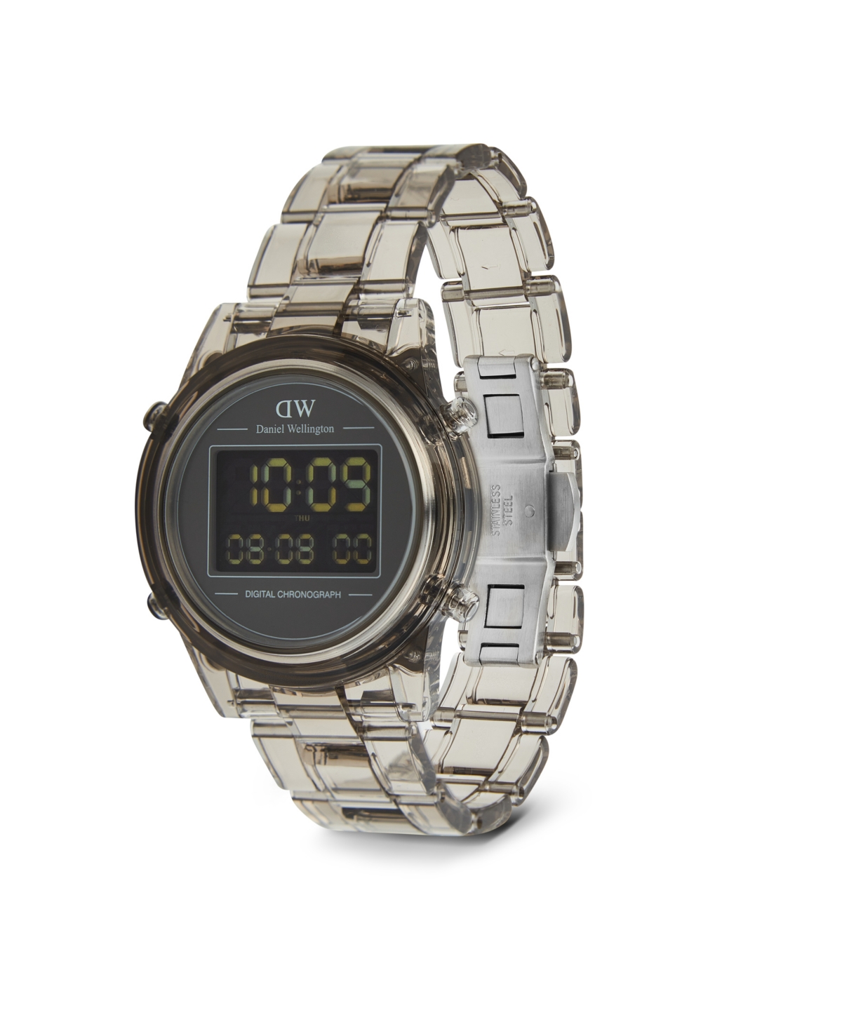 Daniel Wellington Women's Chronograph Gray Plastic Watch, 36mm