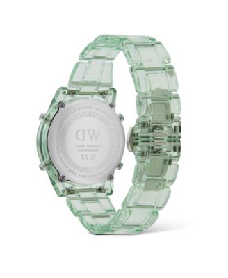 Women's Chronograph Green Plastic Watch, 36mm