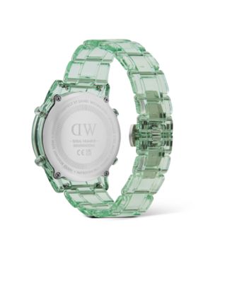 Men's Chronograph Green Plastic Watch, 42mm