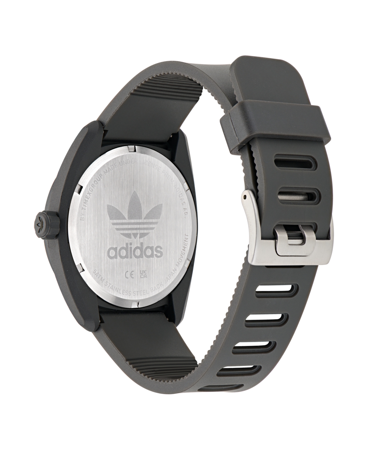 Shop Adidas Originals Unisex Analog Black Polyurethane Watch, 42mm