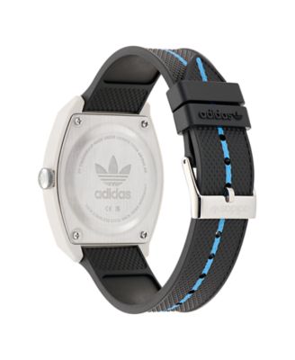 Unisex Analog Black Resin Watch, 38mm