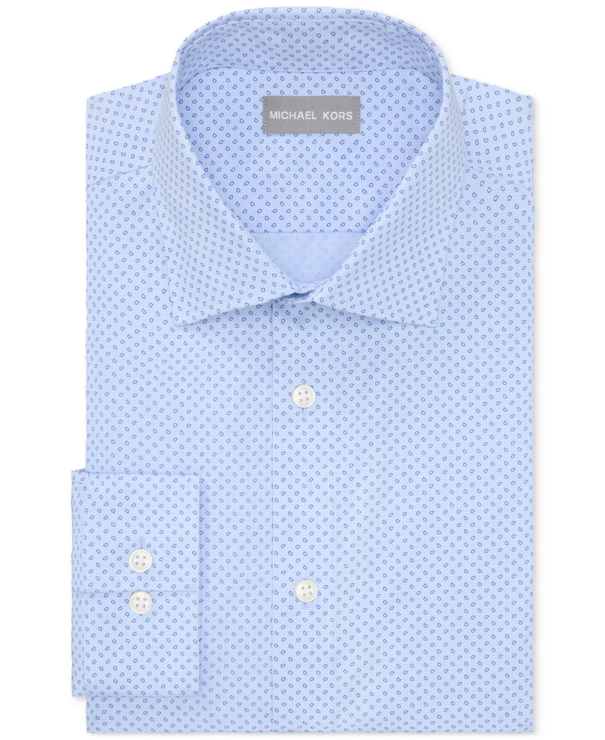 Michael Kors Men's Regular Fit Airsoft Non-iron Performance Dress Shirt
