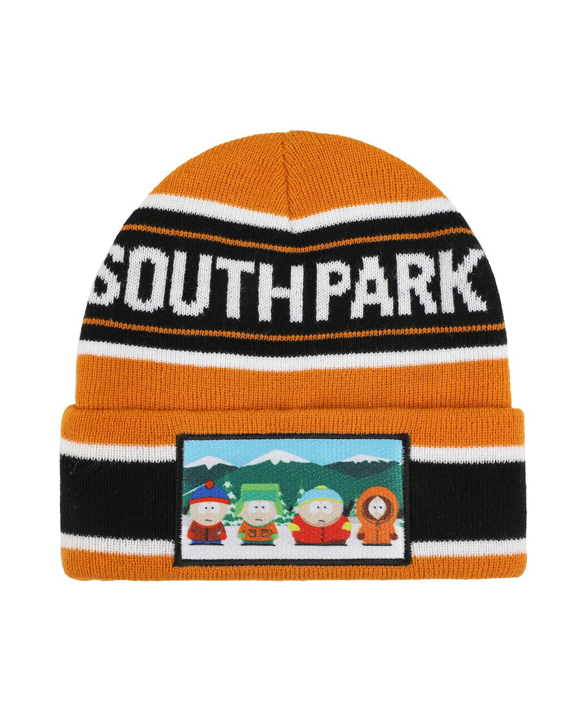 Men's Main Characters Orange & Black Cuff Beanie - Sth main character