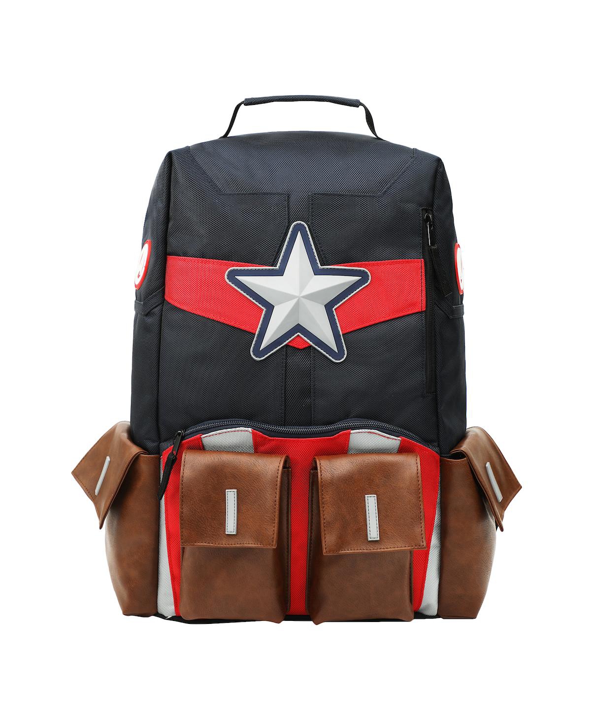 Captain America Suit Up Character 18&#x201D; Backpack - Captain america suit up