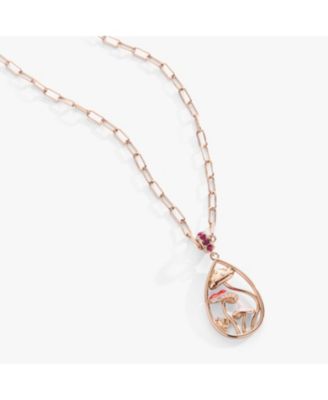 Mushroom Pendant Necklace