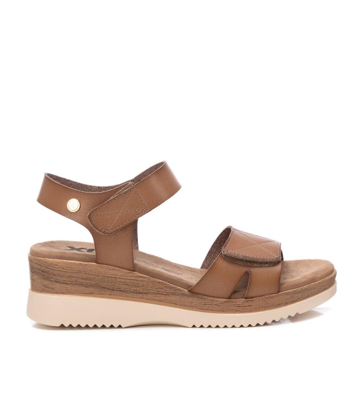 Women's Low Wedge Sandals By Xti - Camel