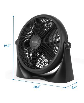 High Velocity Floor Fan 16" Blade Span
