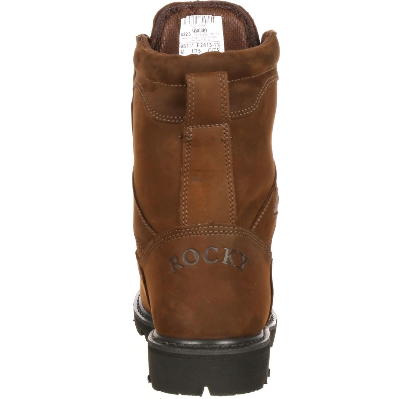 Мужские ботинки ROCKY Ranger Steel Toe GORE-TEX Waterproof 600G Insulated Work Boot, цвет: Коричневый — фото 4