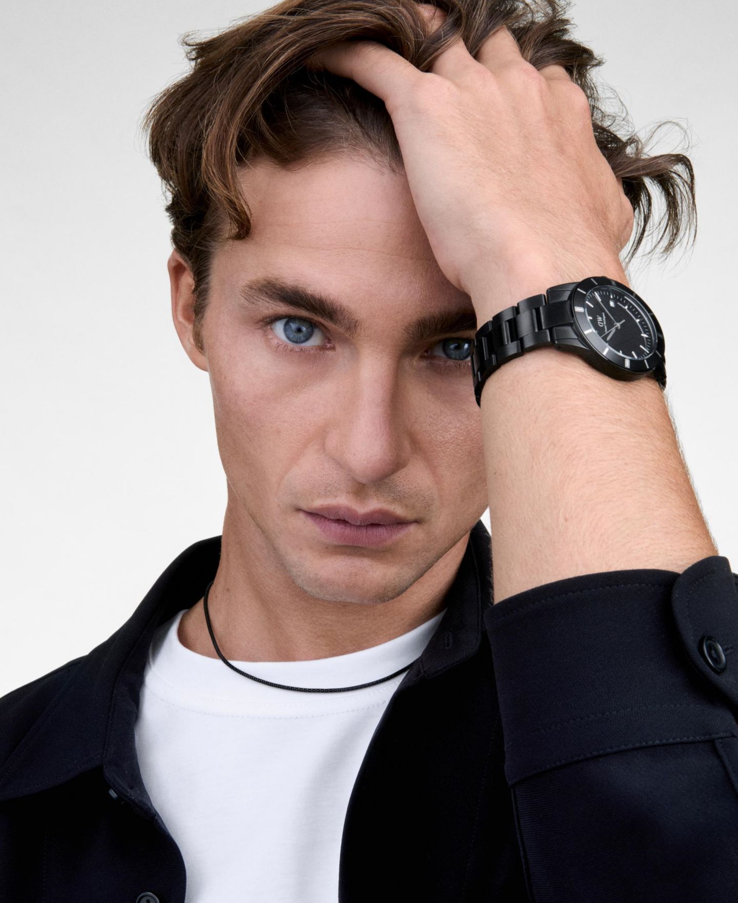 Мужские часы Daniel Wellington Analog Black Stainless-Steel Watch, 40mm — фото 6