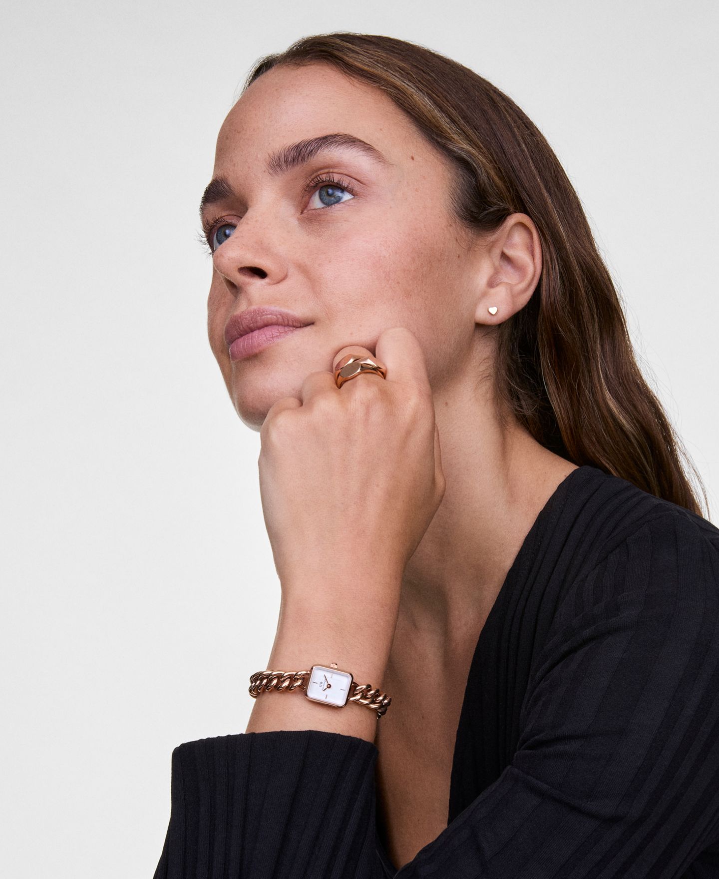 Женские часы Daniel Wellington Analog Rose Gold Tone Stainless-Steel, 16mm — фото 5