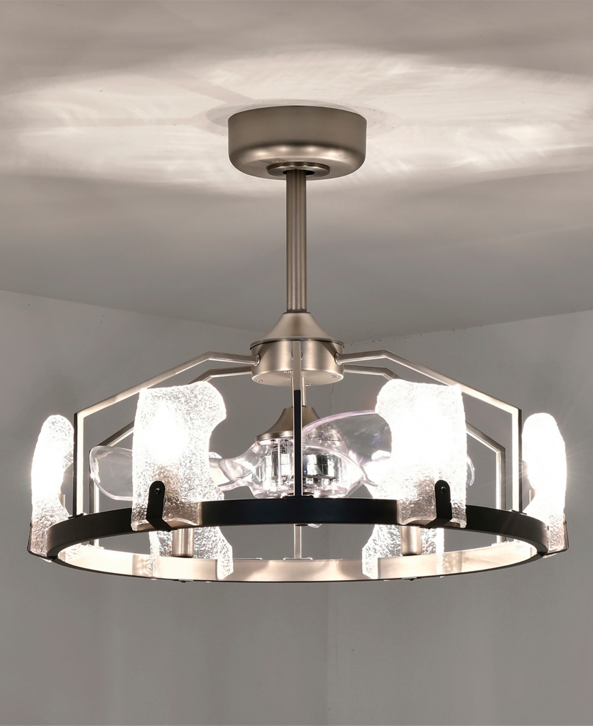 Home Accessories 28" Luciala 6-light Indoor Ceiling Fan Chandelier