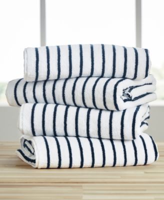 Cabana Stripe Cotton Beach Towels Set,  30" x 70"