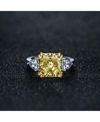 Allura 3 Stone CZ Crystalline Ring