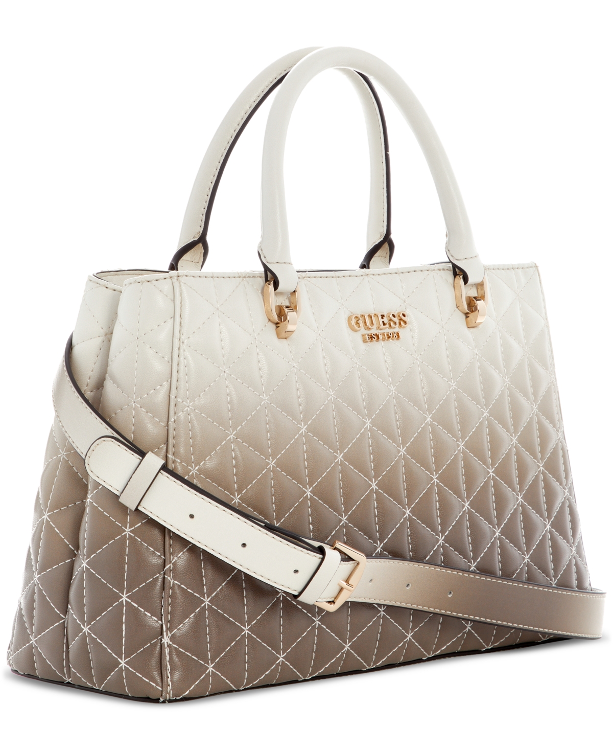 Guess Kori Girlfriend Satchel In Neutral
